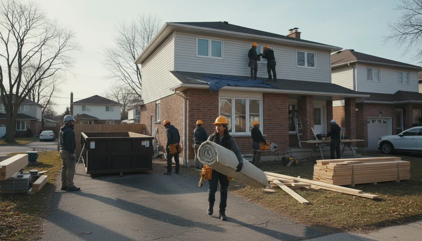 Renovation work in Markham, for one of York Region's most varied housing markets